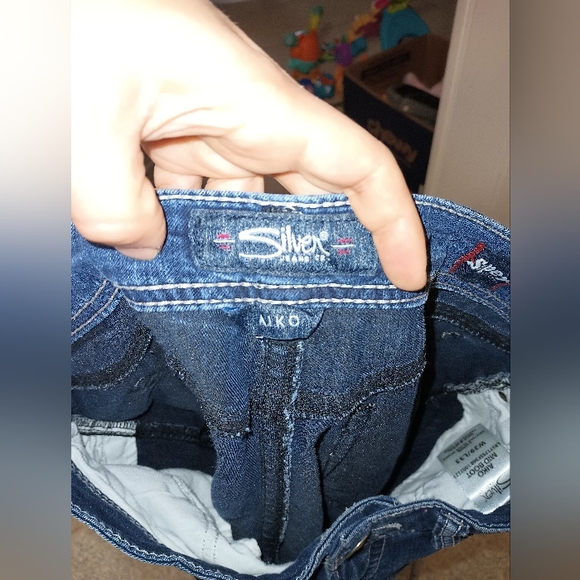 Silver super stretch 29/33 woman's jeans - Picture 2 of 9